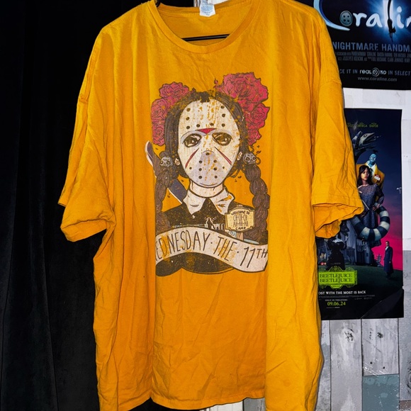 Vintage Wednesday the 11th Wednesday Adams Friday the 13th Shirt - Picture 1 of 4